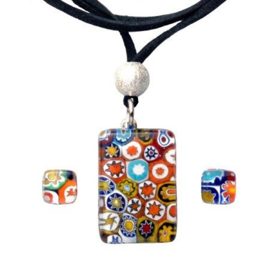 Venetian glass necklace - authentic and handmade